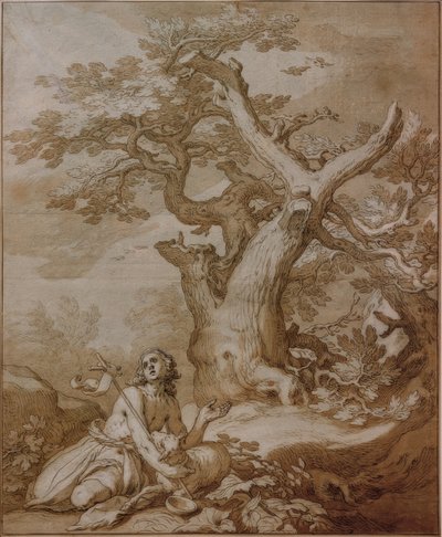 Jan Chrzciciel na wolności autorstwa Abraham Bloemaert