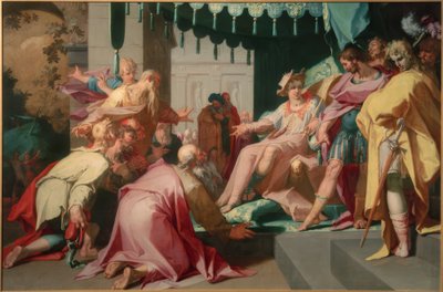 Józef i jego bracia autorstwa Abraham Bloemaert