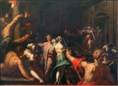 Judyta pokazuje głowę Holofernesa autorstwa Abraham Bloemaert