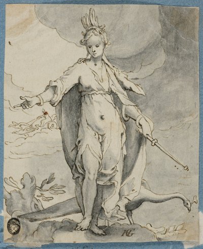 Junona autorstwa Abraham Bloemaert