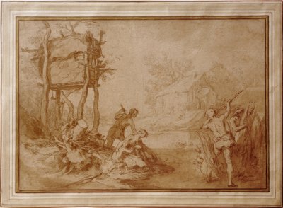 Latona i licyjscy chłopi autorstwa Abraham Bloemaert
