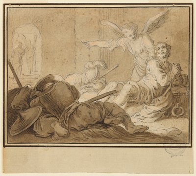 Wyzwolenie św. Piotra autorstwa Abraham Bloemaert
