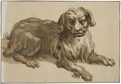 Pies długowłosy autorstwa Abraham Bloemaert