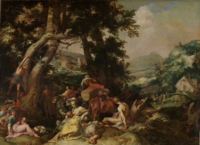 Jan Chrzciciel wygłasza kazania autorstwa Abraham Bloemaert