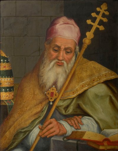 Św. Grzegorz Wielki. autorstwa Abraham Bloemaert