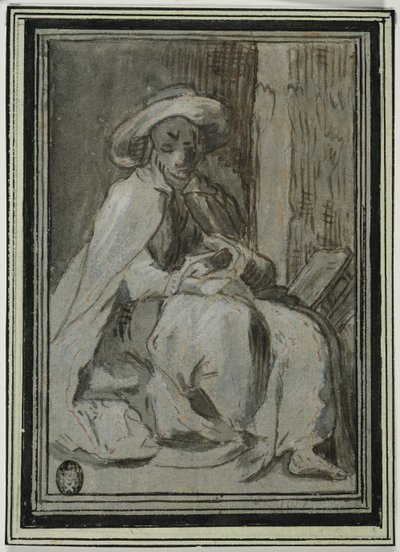 Święty Jan z Lykopolis autorstwa Abraham Bloemaert
