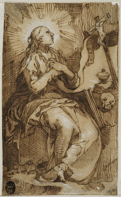 Święta Maria Magdalena autorstwa Abraham Bloemaert