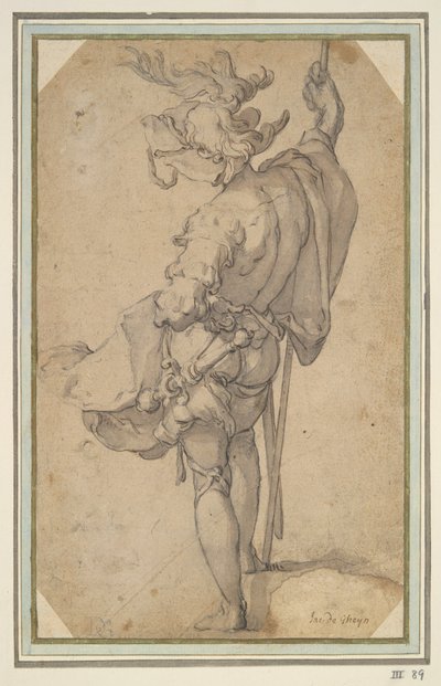 Stojący żołnierz autorstwa Abraham Bloemaert