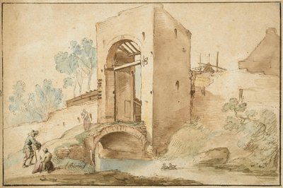 Brama do miasta autorstwa Abraham Bloemaert