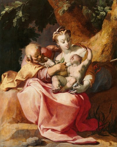 Odpoczynek w ucieczce do Egiptu, 1592. autorstwa Abraham Bloemaert