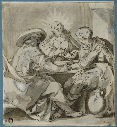 Wieczerza w Emaus autorstwa Abraham Bloemaert