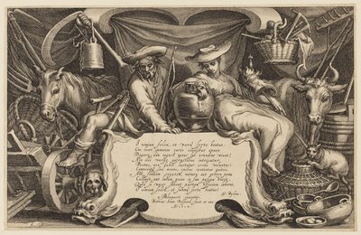 Strona tytułowa, „Seria Dom na farmie i krajobraz” autorstwa Abraham Bloemaert