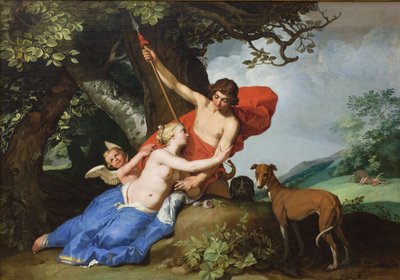 Wenus i Adonis autorstwa Abraham Bloemaert