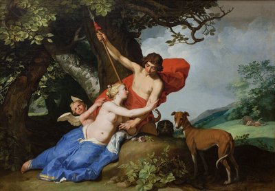Wenus i Adonis autorstwa Abraham Bloemaert