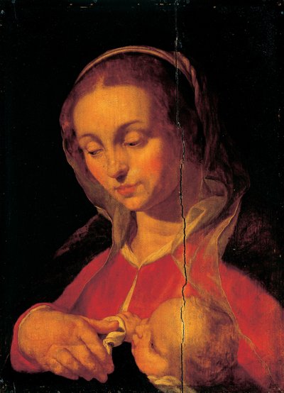 Dziewica i Dziecko autorstwa Abraham Bloemaert