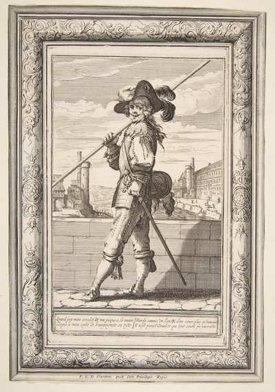 Pikinierz, 1632. autorstwa Abraham Bosse