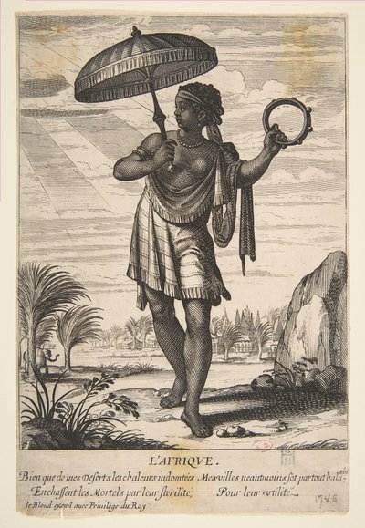 Afryka, połowa do końca XVII wieku. autorstwa Abraham Bosse