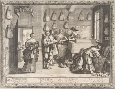 Biuro Pracy, ca. 1633. autorstwa Abraham Bosse