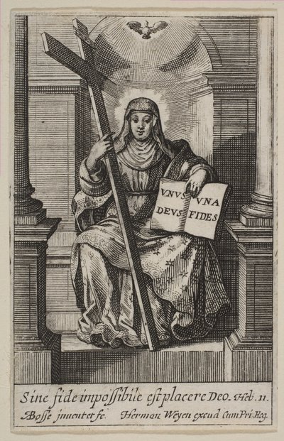 Wiara, 1636. autorstwa Abraham Bosse
