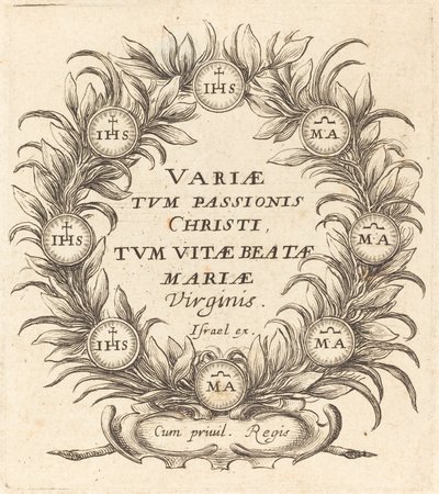 Frontyspis do „Tajemnice męki” Callota autorstwa Abraham Bosse