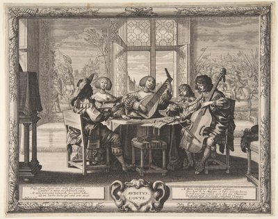 Przesłuchanie, ca. 1638. autorstwa Abraham Bosse