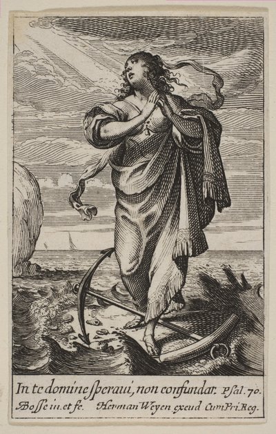 Nadzieja, 1636. autorstwa Abraham Bosse