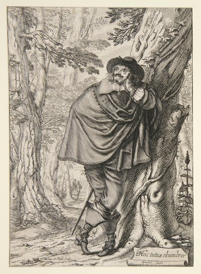 James Howell, frontyspis do jego Dendrologie ou le Forest de Dordonne autorstwa Abraham Bosse