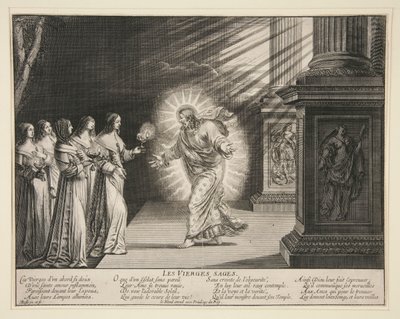 The Wise Virgins: The Foolish Virgins (6 z 7 wydruków w serii) autorstwa Abraham Bosse