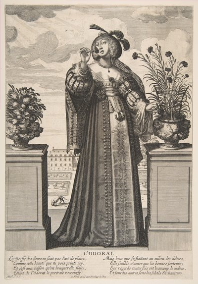 Zapach, 1635-38. autorstwa Abraham Bosse