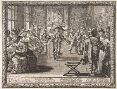 Bal, ok. godz. 1634. autorstwa Abraham Bosse