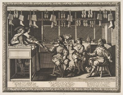 Szewc Le Savetier, ca. 1632-33. autorstwa Abraham Bosse