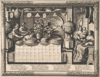 Cukiernik, 1632-35. autorstwa Abraham Bosse