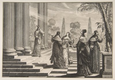 Odrzucone dziewice głupie autorstwa Abraham Bosse