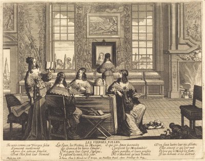 Głupie panny marnują czas autorstwa Abraham Bosse