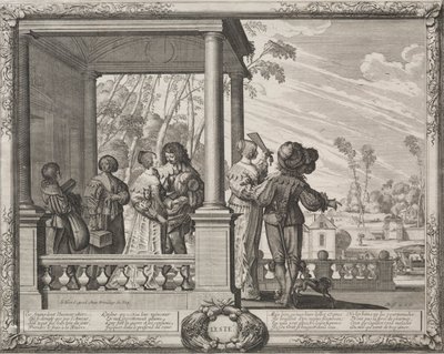 Cztery pory roku: lato, 1635. autorstwa Abraham Bosse