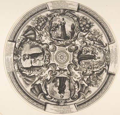 Cztery pory roku, połowa do końca XVII wieku. autorstwa Abraham Bosse