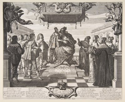 Radość Francji, 1638. autorstwa Abraham Bosse