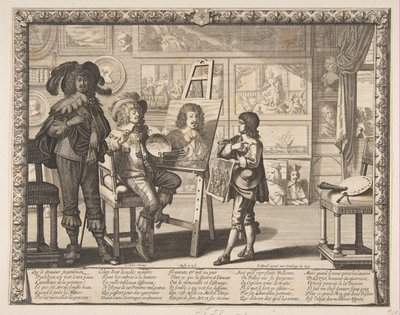 Malarz, ca. 1642. autorstwa Abraham Bosse