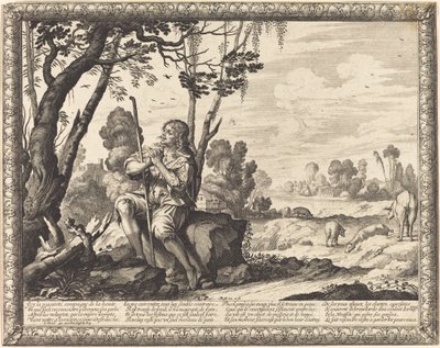 Syn marnotrawny jako świniopas autorstwa Abraham Bosse