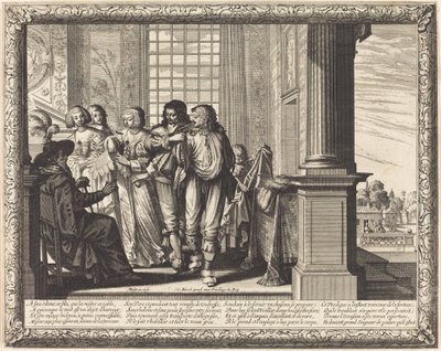 Ojciec syna marnotrawnego zamawia najlepszą szatę i rzeź tłustego cielęcia autorstwa Abraham Bosse