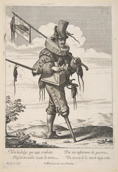 Ratcatcher, połowa do końca XVII wieku. autorstwa Abraham Bosse