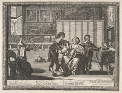 Chirurg La Saignée, 1632. autorstwa Abraham Bosse