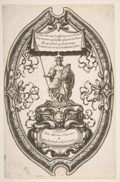 Cnota: Atena, 1637. autorstwa Abraham Bosse