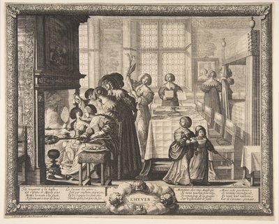 Zima, ok. godz. 1637. autorstwa Abraham Bosse