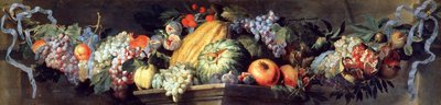 Święto owoców i kwiatów (olej na płótnie) autorstwa Abraham Brueghel