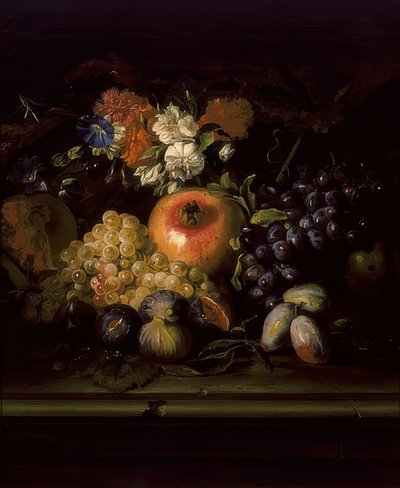 Martwa natura z kwiatami i owocami autorstwa Abraham Brueghel
