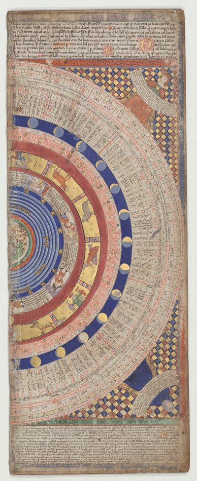 Atlas kataloński, arkusz 4 autorstwa Abraham Cresques