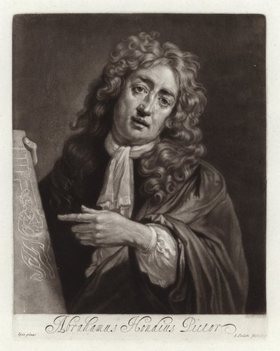 Portret Abrahama Hondiusa autorstwa Abraham Danielsz. Hondius