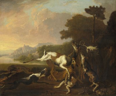Polowanie na jelenie autorstwa Abraham Danielsz. Hondius