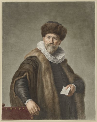 Portret Mikołaja Rutsa autorstwa Abraham Delfos